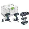 FESTOOL TID 18 HPC 4,0 I-Set T18 Schroef- En Borenset -Festool Online Plaza klium 1141