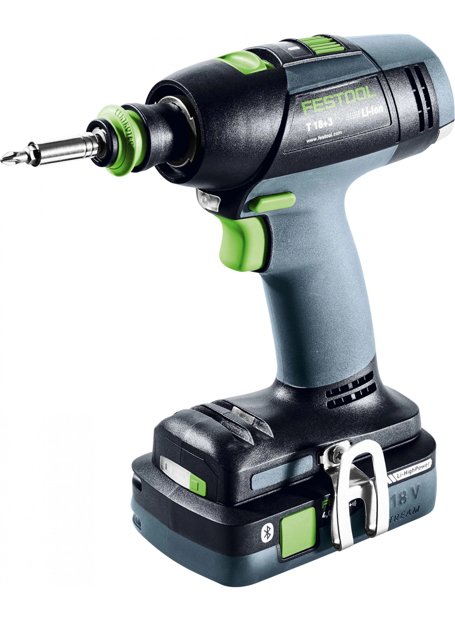 FESTOOL T 18+3 HPC 4,0 I-Plus Accu-schroefboormachine 5 FESTOOL T 18+3 HPC 4,0 I-Plus Accu-schroefboormachine - Afbeelding 3