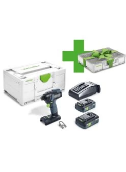 FESTOOL TID 18 HPC 4,0 I-Plus Organizer Edition Accu-slagschroevendraaier In Systainer (2 X 4.0Ah Accu + Lader)
