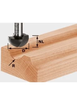 FESTOOL Hw S8 R8 Holprofielfrees Hw Schacht 8 Mm