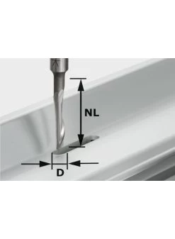 FESTOOL Hs S8 D5/nl23 Aluminiumfrees Hs Schacht 8 Mm