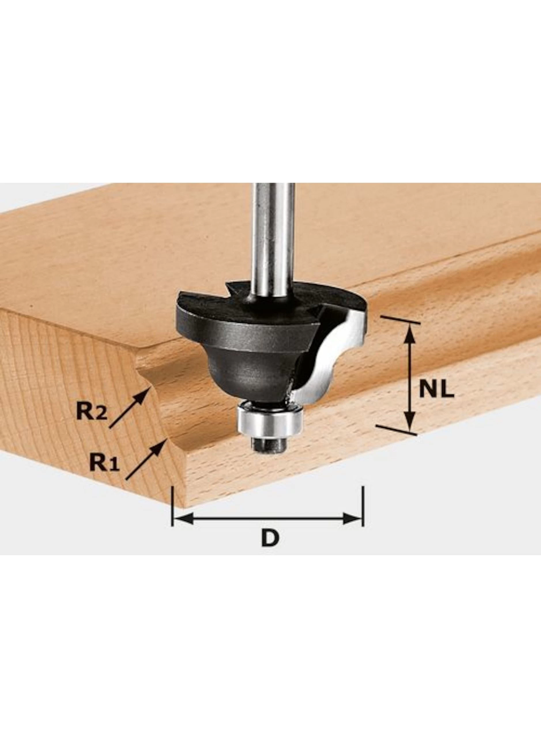 FESTOOL Hw S8 D31,7/r4/r4 Dubbele Radialenfrees Hw Schacht 8 Mm 3 FESTOOL Hw S8 D31,7/r4/r4 Dubbele Radialenfrees Hw Schacht 8 Mm