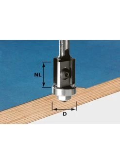 FESTOOL Hw S8 D19/20wm Z2 Keermes-kantenfrees Hw Schacht 8 Mm