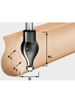 FESTOOL HW R20.5/16/D32/57 S12 Profielfrees