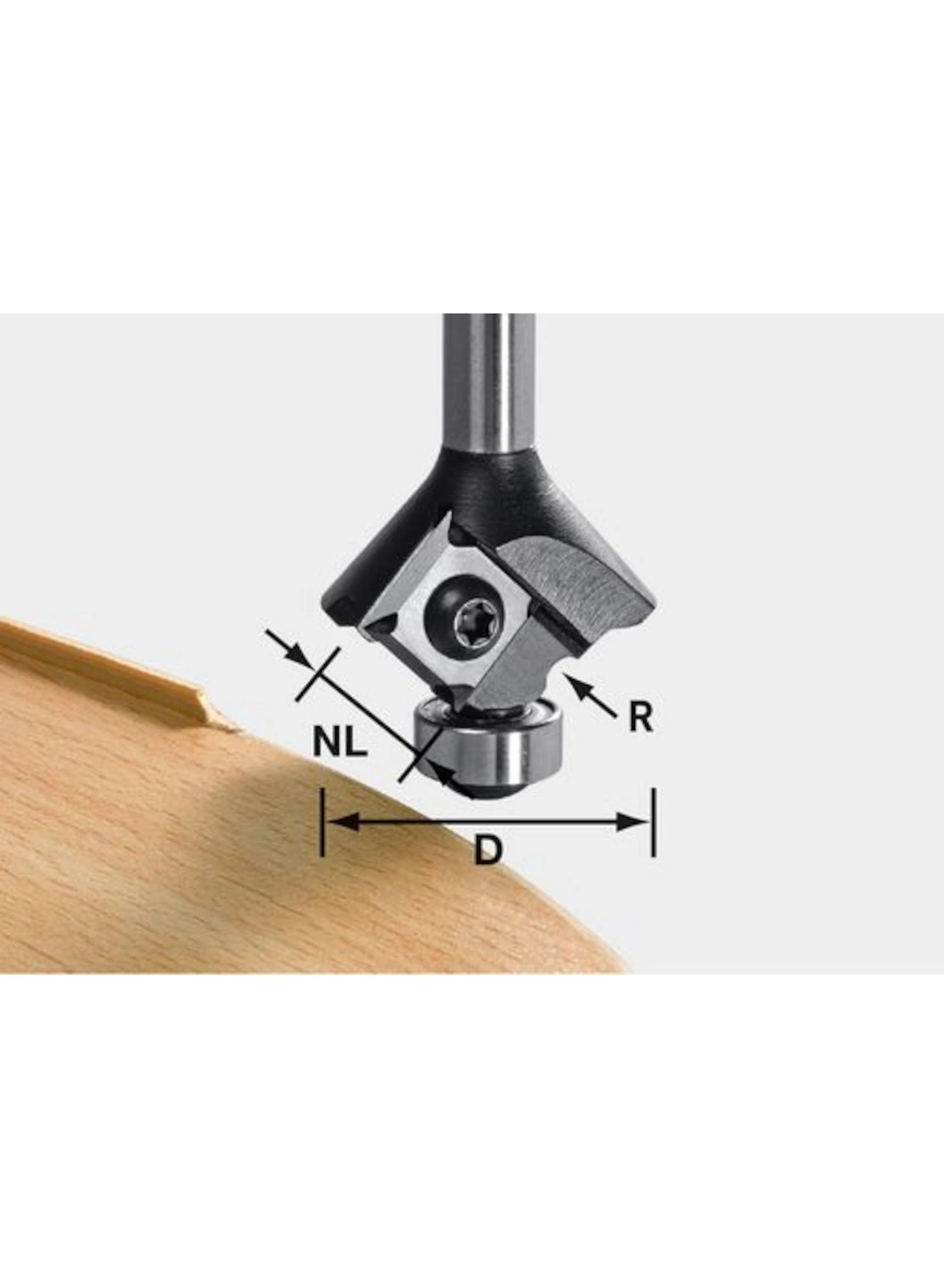FESTOOL S8 Hw R3 D28 Kl12,7ofk Keermes-afrondfrees Hw 3 FESTOOL S8 Hw R3 D28 Kl12,7ofk Keermes-afrondfrees Hw