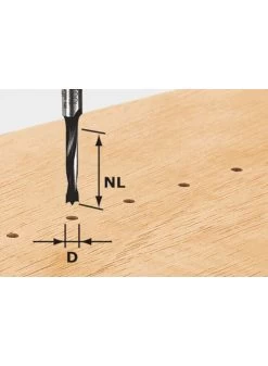 FESTOOL Hw S8 D10/30 Z Deuvelboor Hw Schacht 8 Mm