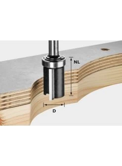 FESTOOL Hw S8 D19/nl25 Kantenfrees Hw Schacht 8 Mm