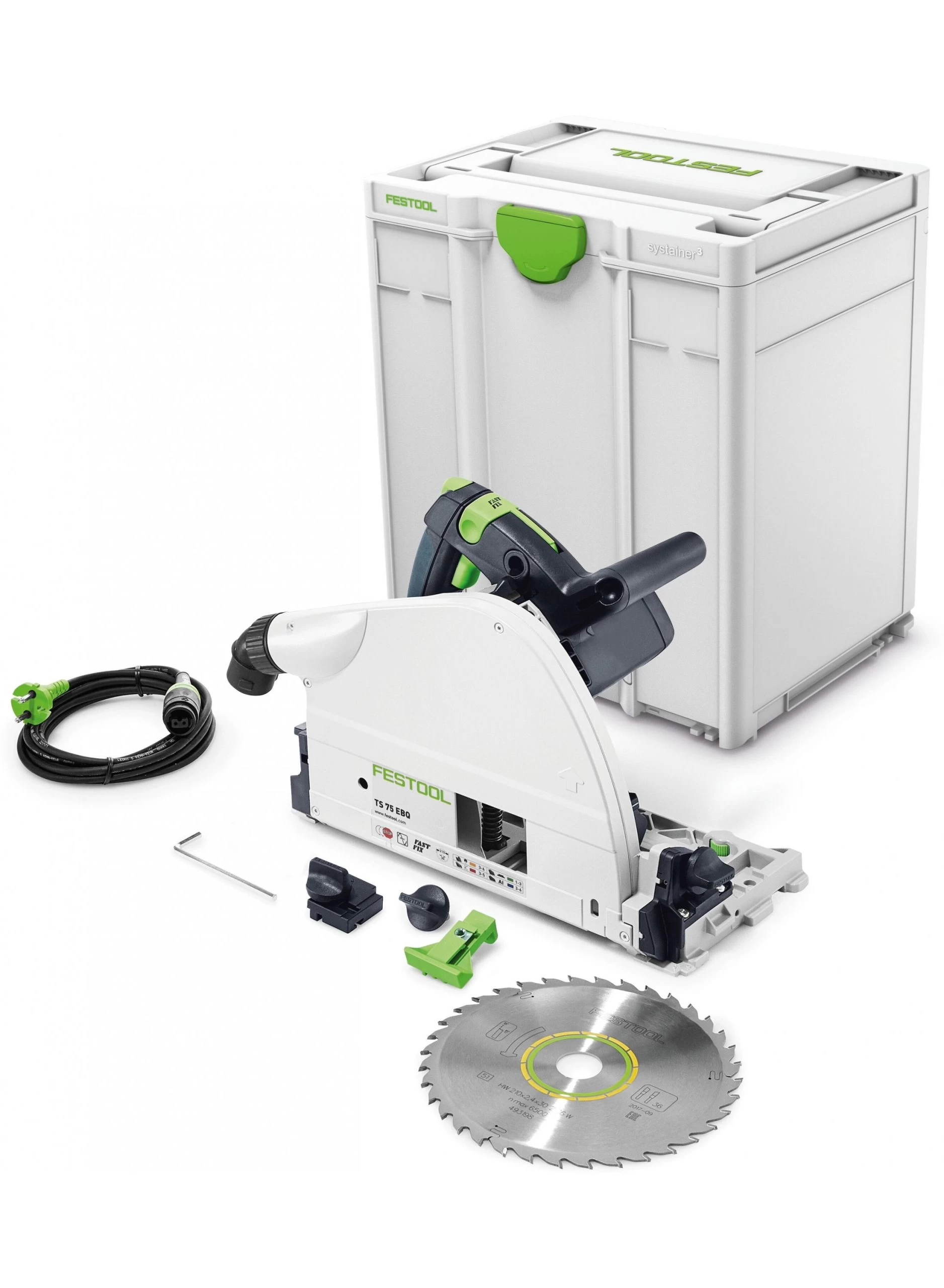 FESTOOL TS 75 EBQ-Plus Invalcirkelzaag 3 FESTOOL TS 75 EBQ-Plus Invalcirkelzaag