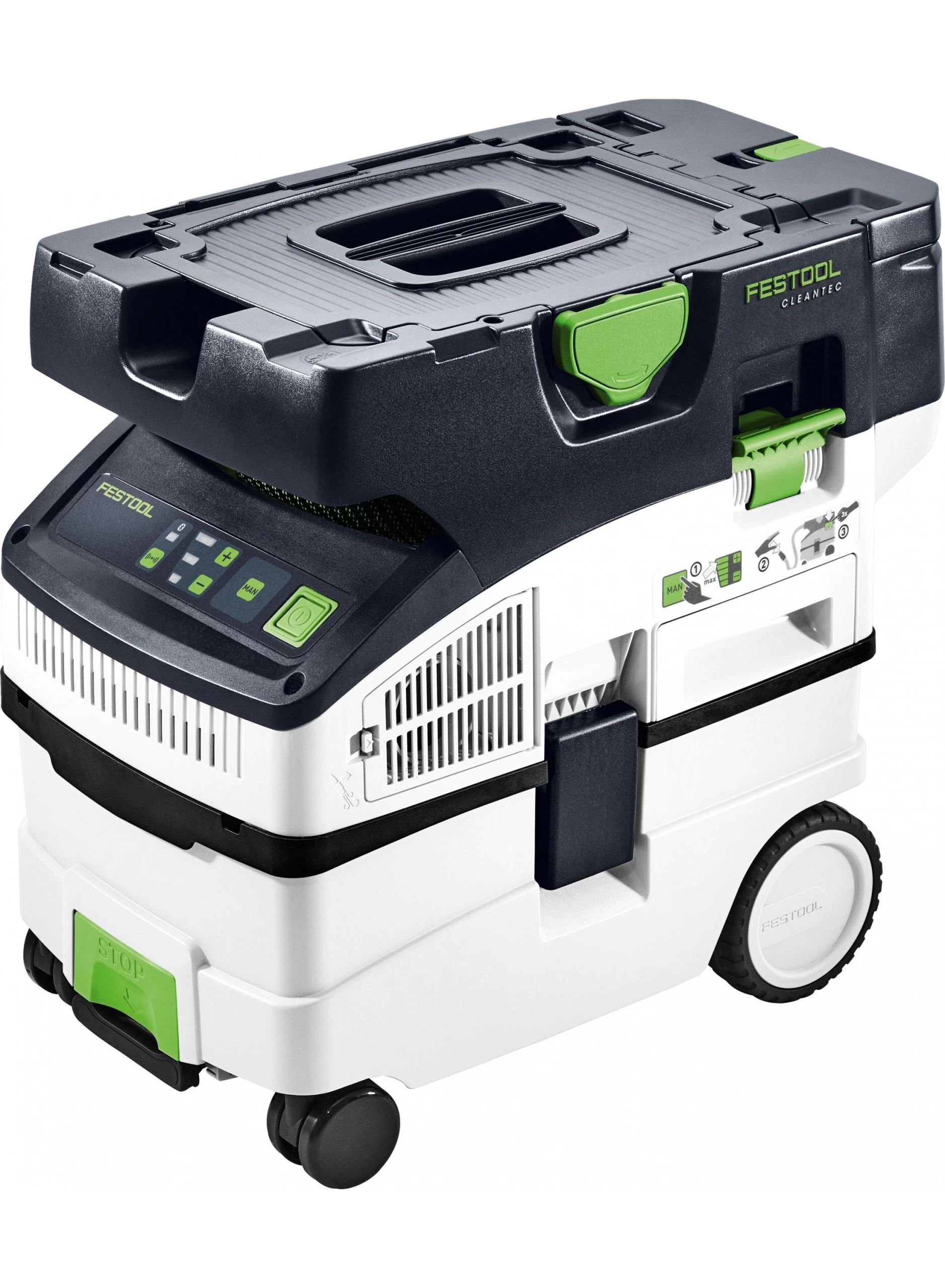FESTOOL CTMC MIDI I-Plus Mobiele Accu-stofzuiger Cleantec 4 FESTOOL CTMC MIDI I-Plus Mobiele Accu-stofzuiger Cleantec - Afbeelding 2