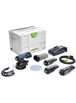 FESTOOL ETSC 125 3,0 I-Set Accu-excenterschuurmachine